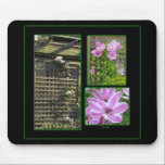 Clematis Collage Mousepad mousepads