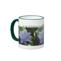 Clematis Flower Inspirational Kindness Coffee Mug by SmilinEyesTreasures Clematis Flower Inspirational Kindness Coffee Mug