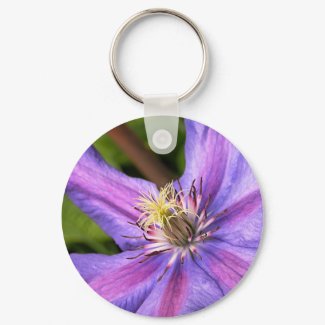 Clematis Keychain keychain