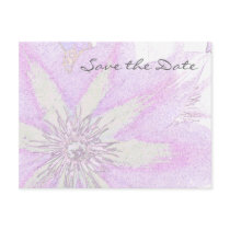 Clematis Save the Date Postcard