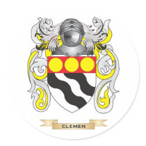 Clemen Coat of Arms Sticker