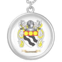 Clemens2 Coat of Arms Personalized Necklace
