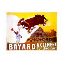 Clément-Bayard ~ Vintage French Automobile Ad Post Cards