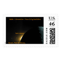 Clementine / Moon / Saturn / Mars / Mercury postage