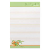 Clementine Oranges Lined To Do List Stationery Design