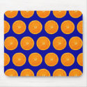 Clementines on Blue mousepads by artberry Clementines on Blue mousepads