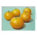 Clementines Still-life - II cards by artberry Clementines Still-life - II cards