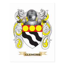 Clemons Coat of Arms Post Card