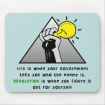 Clench fist solidarity against government tyranny mouse pads