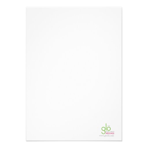 Cleo Bow (seamist) 5x7 Personalized Invitation
