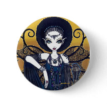Cleo Feary Goddess Button