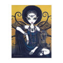 "Cleo" Postcard Egyptian Cobra Feary Goddess by mykajelina "Cleo" Postcard Egyptian Cobra Feary Goddess