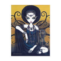"Cleo" Postcard Egyptian Cobra Feary Goddess by mykajelina "Cleo" Postcard Egyptian Cobra Feary Goddess