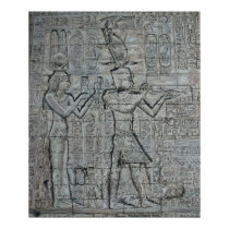 Cleopatra and Caesarion Print