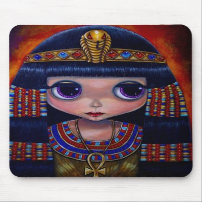 Cleopatra Doll Mousepad by Blonde_Blythe
