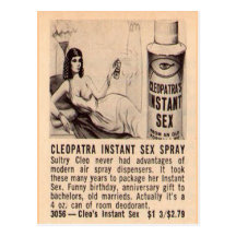 "Cleopatra Spray" Postcard