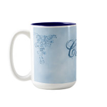 Clergy Coffee Mug- Large: Sky Blue Elegance by LifeOverHere Clergy Coffee Mug- Large: Sky Blue Elegance