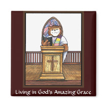 Clergy Magnet by ZachBear Clergy Magnet