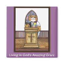 Clergy Magnet by ZachBear Clergy Magnet
