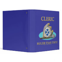 Cleric: Holier Than Thou Binder