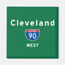 Cleveland 90 fridge magnets