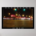 Cleveland at Night posters