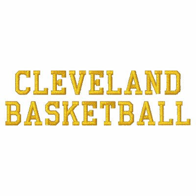 CLEVELAND BASKETBALL EMBROIDERED TRACK JACKET CLEVELAND BASKETBALL EMBROIDERED TRACK JACKET