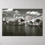Cleveland in Black and White Print