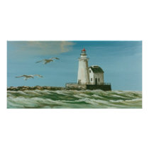 Cleveland Main Lighthouse 1998 Picture Card