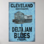 Cleveland Mississippi Blues Poster