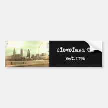 "Cleveland, OH - est.1796" Bumper Sticker