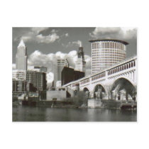 Cleveland Ohio Black and White Postcards