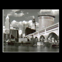 Cleveland Ohio Black and White postcards
