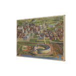 Cleveland, Ohio - Municipal Gallery Wrapped Canvas
