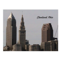 Cleveland Ohio Skyline Postcard