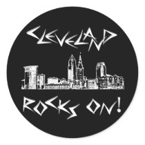 Cleveland Rocks! Round Sticker