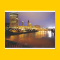 Cleveland Skyline at Night postcards