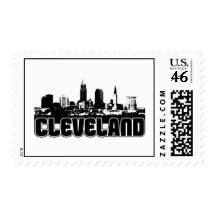 Cleveland Skyline Stamps