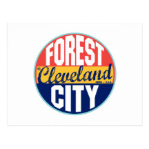 Cleveland Vintage Label Postcard