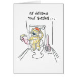 Clever Cat for Christmas cards