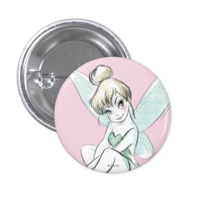Clever Tinker Bell Pinback Button