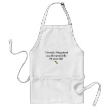Cleverly Disguised 50! Aprons