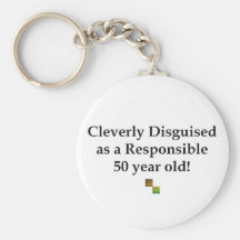 Cleverly Disguised 50! Key Chain