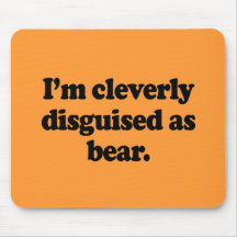 Cleverly disguised as a bea mouse pad