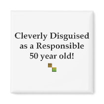 Cleverly Disguised Responsible 50 Magnets
