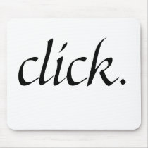 click. mousepads by caffineskate click. mousepads