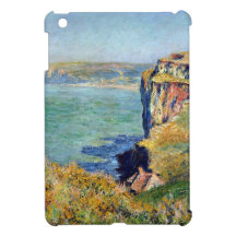 Cliff at Grainval by Claude Monet Case For The iPad Mini