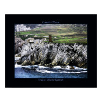Cliff Castle Fantasy Poster Print by IrishPirateQueen Cliff Castle Fantasy Poster Print