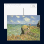 Cliff Walk at Pourville by Claude Monet Post Card