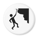 cliffhanger freeclimber climber climbing icon magnets